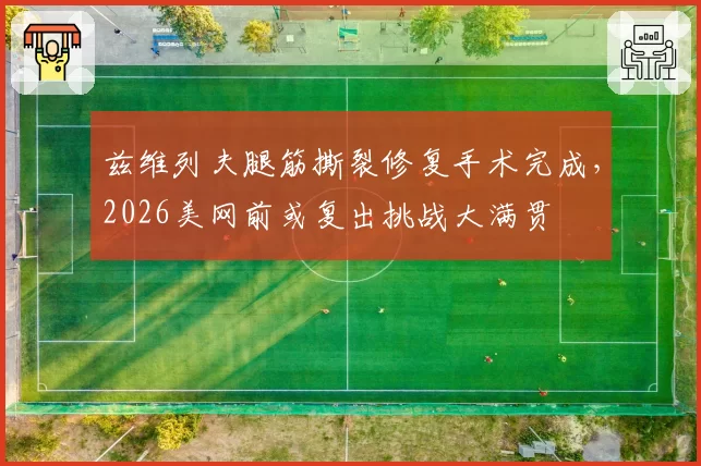 兹维列夫腿筋撕裂修复手术完成，2026美网前或复出挑战大满贯